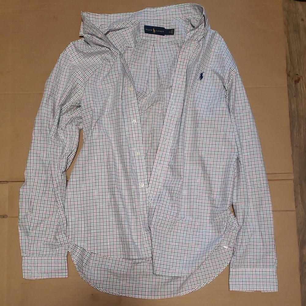 Ralph Lauren Multicolor Checkered Button Down Shirt